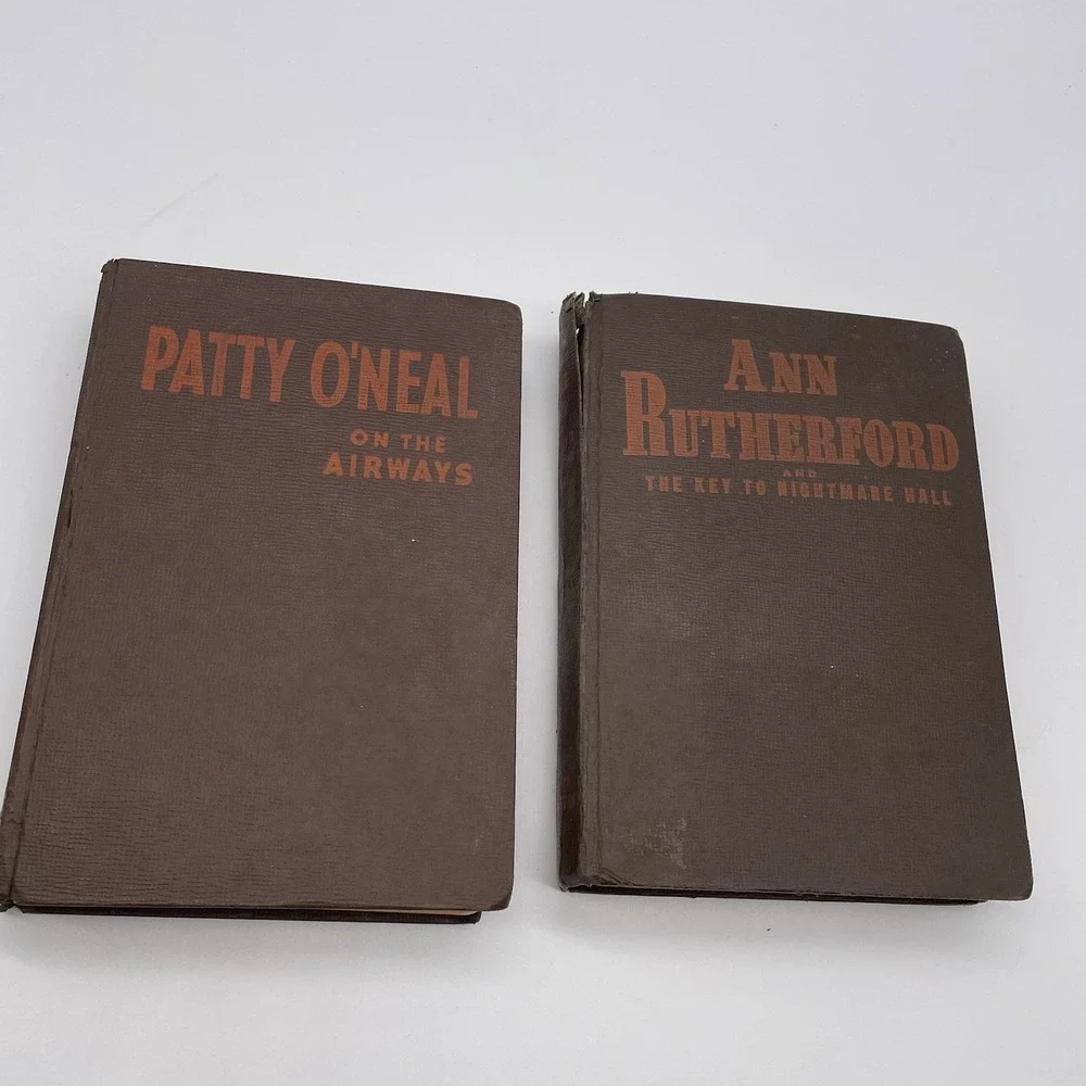 Vtg 1940's Patty O'Neal- Airways Ruby Radford Hardcover /Ann Rutherford Key Hall